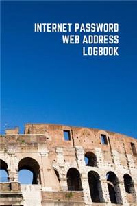 Internet Password Web Address Logbook