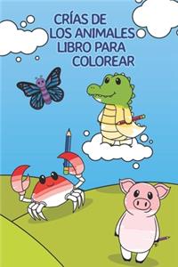Libro Para Colorear Crías De Los Animales