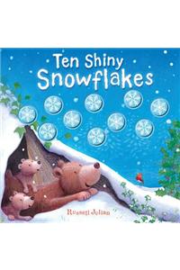 Ten Shiny Snowflakes