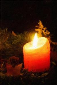 Candle Light - Lined Notebook with Margins