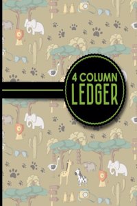 4 Column Ledger
