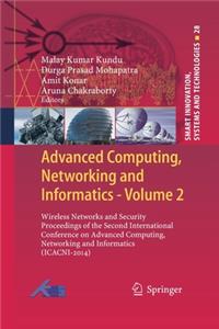 Advanced Computing, Networking and Informatics- Volume 2