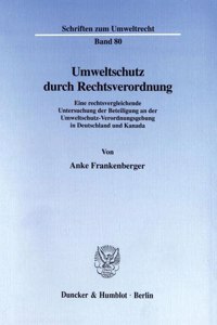 Umweltschutz Durch Rechtsverordnung