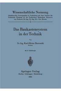 Das Baukastensystem in der Technik