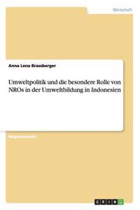 Umweltpolitik und die besondere Rolle von NROs in der Umweltbildung in Indonesien