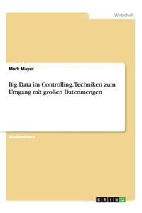 Big Data im Controlling. Techniken zum Umgang mit großen Datenmengen