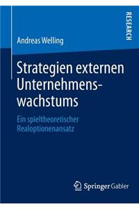 Strategien Externen Unternehmenswachstums