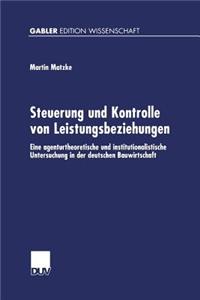 Steuerung Und Kontrolle Von Leistungsbeziehungen