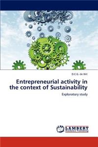 Entrepreneurial activity in the context of Sustainability