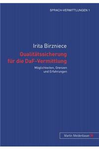 Qualitaetssicherung Fuer Die Daf-Vermittlung