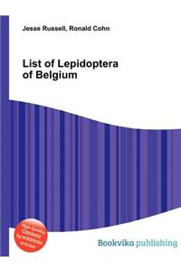 List of Lepidoptera of Belgium