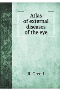Atlas of external diseases of the eye