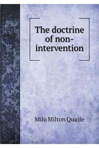 The Doctrine of Non-Intervention