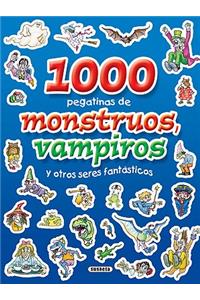 1000 Pegatinas de Monstruos, Vampiros y Otros Seres Fantasticos