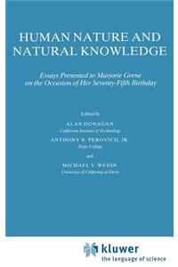 Human Nature and Natural Knowledge