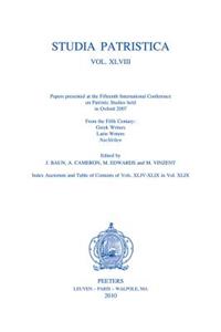 Studia Patristica. Vol. XLVIII - From the Fifth Century