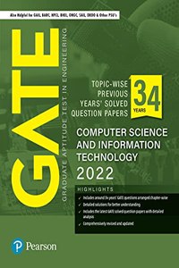 GATE Topic-wise Previous Years' Solved Question Papers Computer Science and Information Technology 2022 | By Pearson