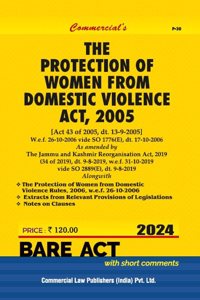 Protection of Women from Domestic Violence Act, 2005 with Rules As amended by The Jammu & Kashmir Reorganisation Act, 2019