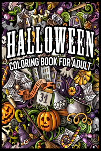 Coloring Book For Adult - Halloween