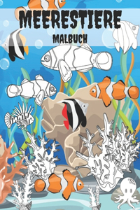 Meerestiere Malbuch