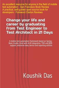 Change your life and career by graduating from Test Engineer to Test Architect in 21 Days