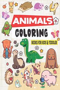 Animal Coloring Book for Kids & Toddlers