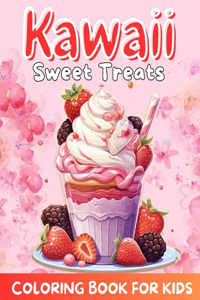 Kawaii Sweet Treats Coloring Book For Kids