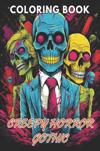 Creepy Horror Gothic Coloring Book