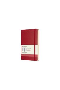 2020 12 MONTH DAILY LARGE DIARY SCARLET