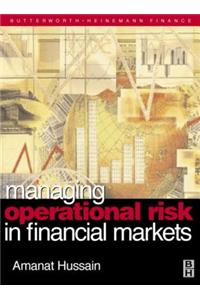 Managing Operational Risk in Financial Markets