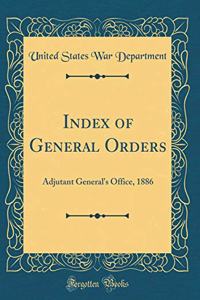 Index of General Orders