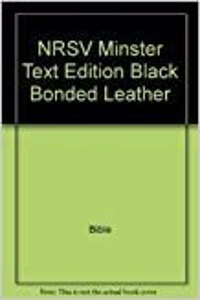 New Revised Standard Version Text Bonded Leather Black