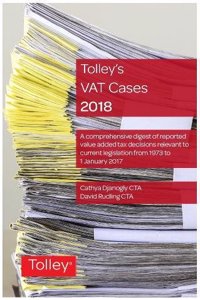 Tolley's VAT Cases 2018