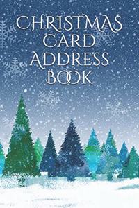Christmas Card Address Book