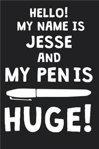 Hello! My Name Is JESSE And My Pen Is Huge!
