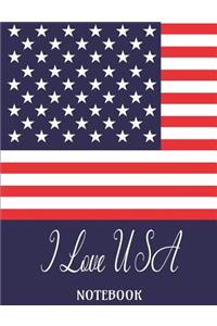 I Love USA - Notebook