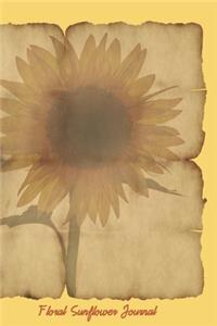 Floral Sunflower Journal