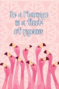 Be a Flamingo in a flock of pigeons