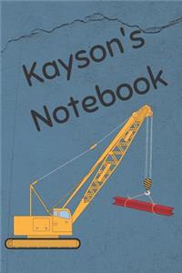 Kayson's Notebook