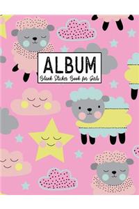 Album Blank Sticker Book for Girls