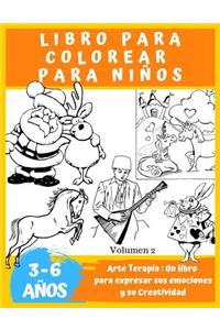Libro para Colorear para niños de 3 a 6 años
