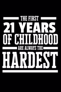 The First 21 Years of Childhood Are Always the Hardest