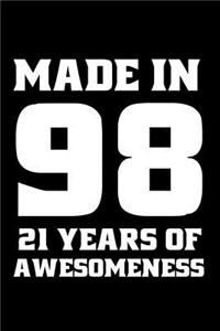 Made In 98 21 Years Of Awesomeness