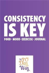Consistency is Key - Food Mood Exercise Journal - The 90 Day Way - Food Mood Exercise Journal - The 90 Day Way