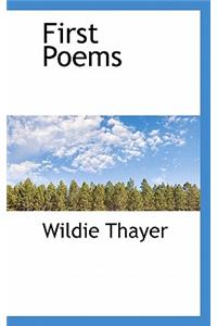 First Poems