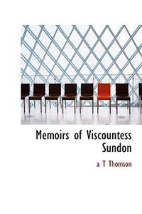 Memoirs of Viscountess Sundon
