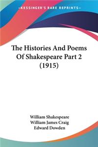 Histories And Poems Of Shakespeare Part 2 (1915)