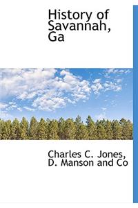 History of Savannah, Ga