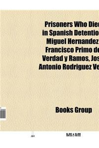 Prisoners Who Died in Spanish Detention
