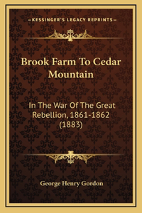 Brook Farm To Cedar Mountain